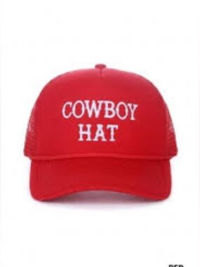 The Cowboy Hat Baseball Mesh Cap NEW